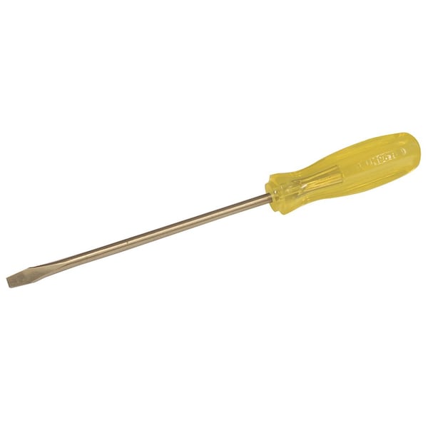 Non-Sparking Screwdriver, 1/4" X 10" Slotted type